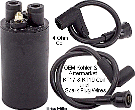 BOLENS SNOWMOBILE IGNITION COIL  Spark Plug Wire 7mm 5ft