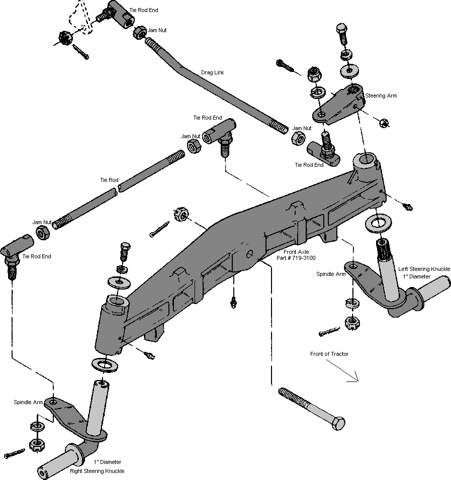 CUB CADET LT1045 STEERING DIAGRAM - Diagram