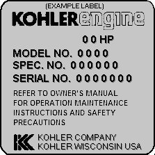 Kohler Engine Conversion Chart