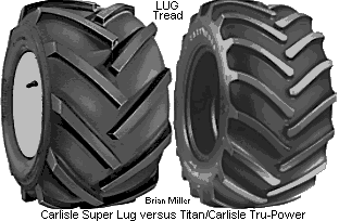 LUG Tread Tires by Carlisle