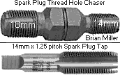 Spark Plug Thread Hole Chaser and Spark Plug Hole Tap